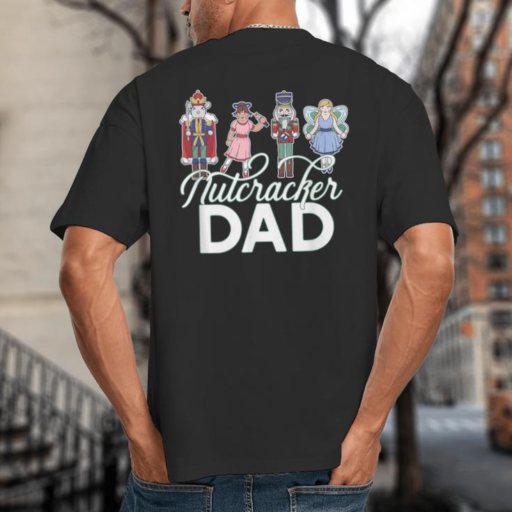 NUTCRACKER DAD Fun Christmas Ballet Parent Meme Big And Tall Men's T-Shirt Back Print NUTCRACKER DAD Fun Christmas Ballet Parent Meme Big And Tall Men's T-Shirt Back Print