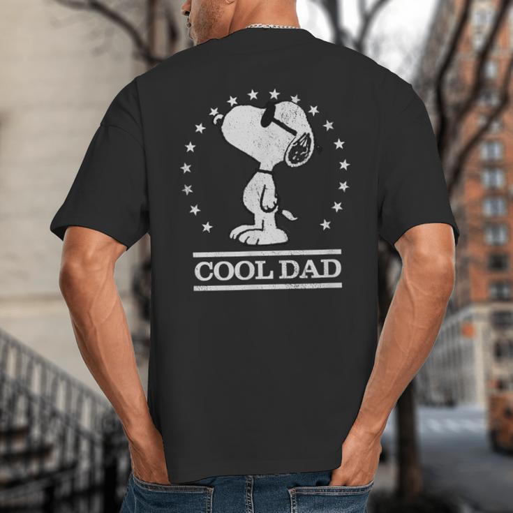 Peanuts Snoopy Cool Dad Big And Tall Men's T-Shirt Back Print