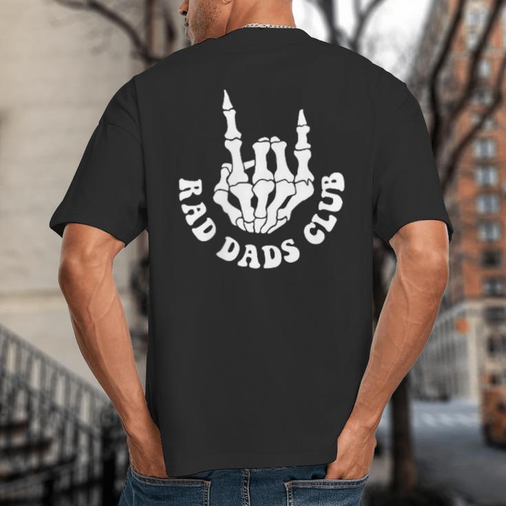 Rad Dads Club Fathers Day Cool Dads Club Big And Tall Men's T-Shirt Back Print Rad Dads Club Fathers Day Cool Dads Club Big And Tall Men's T-Shirt Back Print