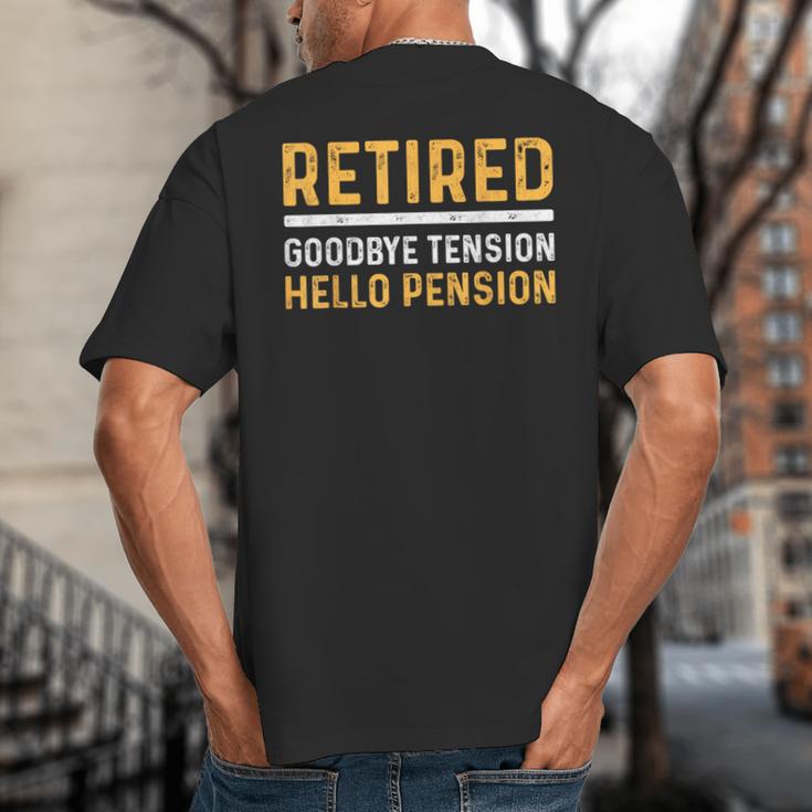 Retirement Best Retired 2026 Tee For Men Women Dad Mom Big And Tall Men's T-Shirt Back Print