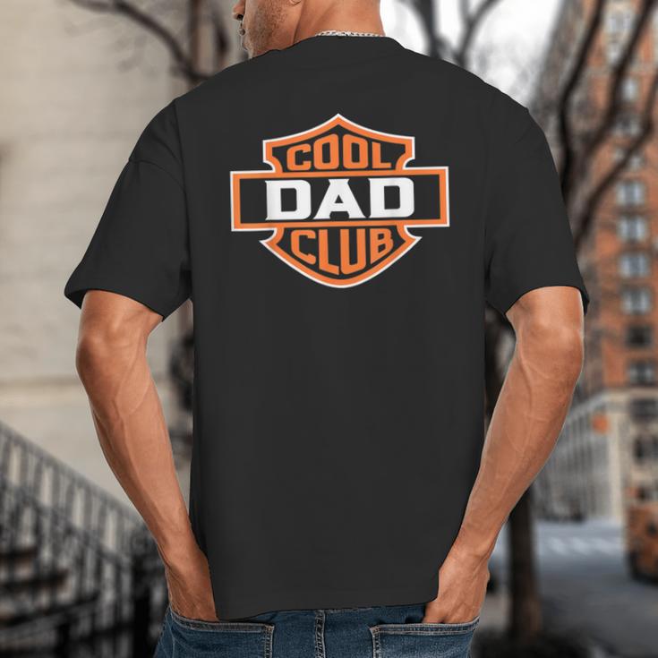 Retro Cool Dad Club Birthday Father's Day For Men Big And Tall Men's T-Shirt Back Print