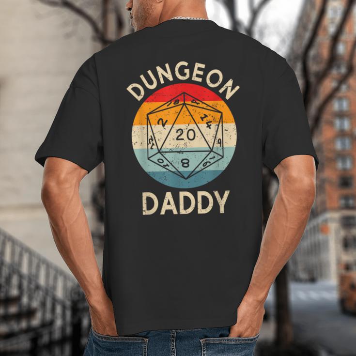 Retro Dungeon Daddy Fathers Day Big And Tall Men's T-Shirt Back Print Retro Dungeon Daddy Fathers Day Big And Tall Men's T-Shirt Back Print