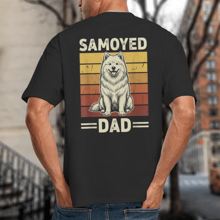 Samoyed Dad Big And Tall Men's T-Shirt Back Print