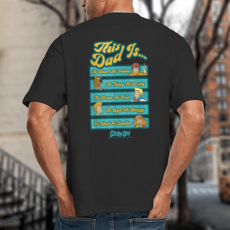 Scooby-Doo Father's Day Vintage Group Shot This Dad Is Big And Tall Men's T-Shirt Back Print