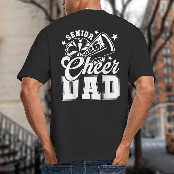 Senior Cheer Dad 2026 Proud Cheerleader Dad Class Of 2026 Big And Tall Men's T-Shirt Back Print