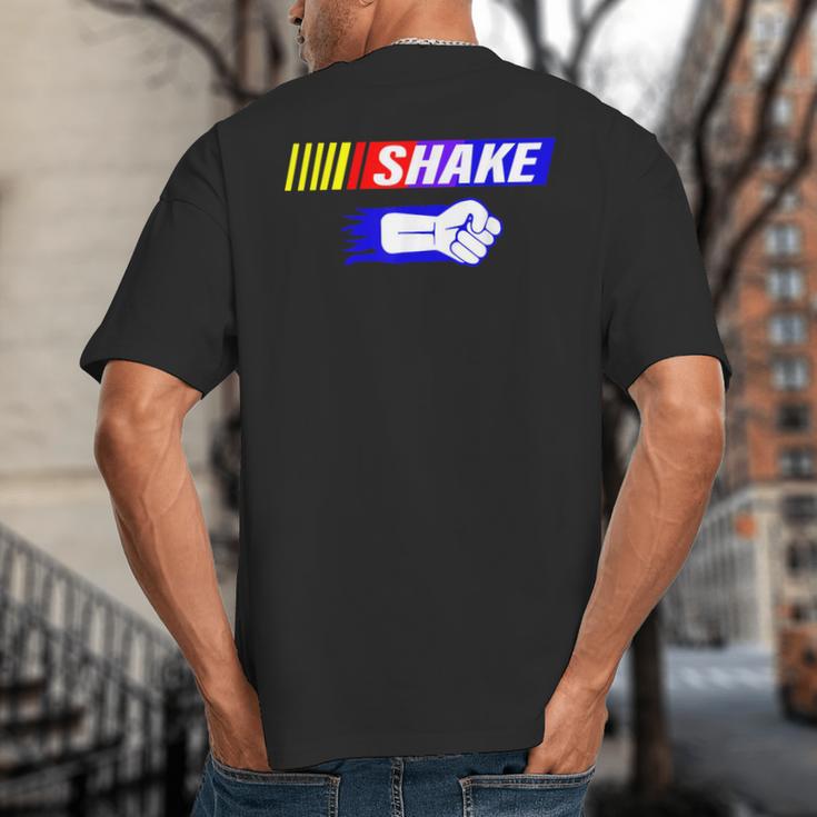 Shake And Bake Family Lover Dad Daughter Son Matching Big And Tall Men's T-Shirt Back Print
