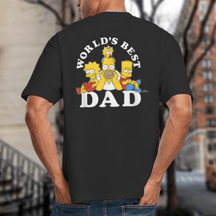 The Simpsons World's Best Dad Father's Day Group V2 Small Big And Tall Men's T-Shirt Back Print The Simpsons World's Best Dad Father's Day Group V2 Small Big And Tall Men's T-Shirt Back Print