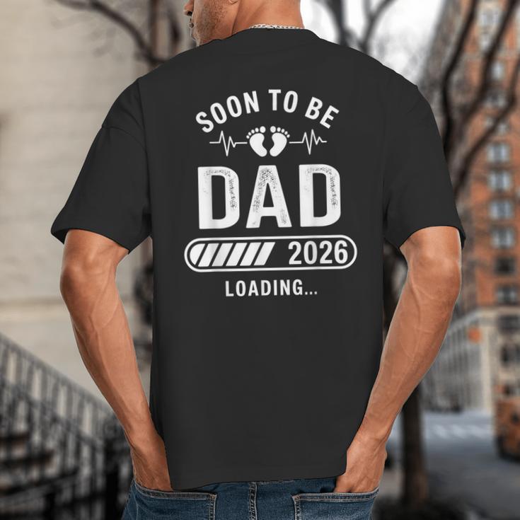 Soon To Be Dad 2026 Loading Big And Tall Men's T-Shirt Back Print