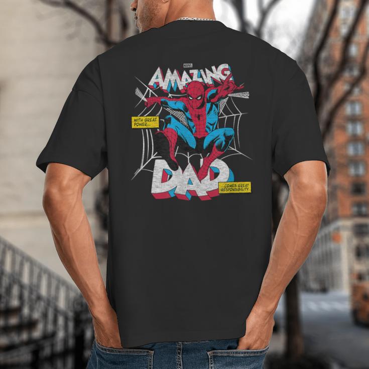 Spider-Man Amazing Dad Big And Tall Men's T-Shirt Back Print