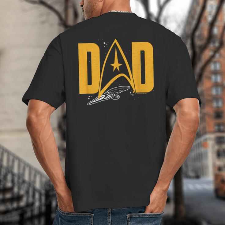 Star Trek Starfleet Dad Big And Tall Men's T-Shirt Back Print