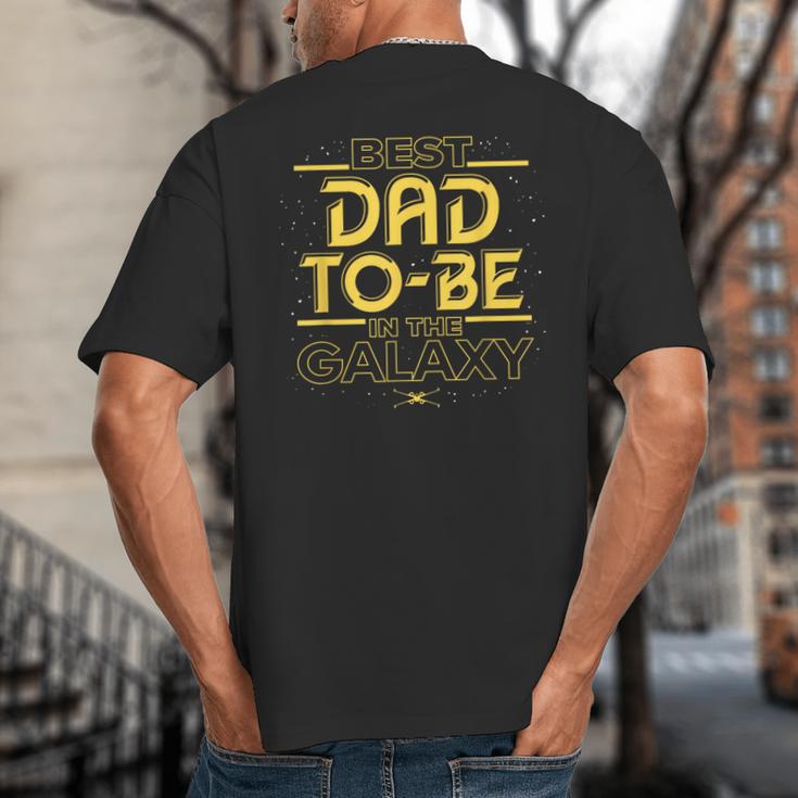 Star Wars Best Dad-To-Be In The Galaxy Birthday Father’s Day Big And Tall Men's T-Shirt Back Print