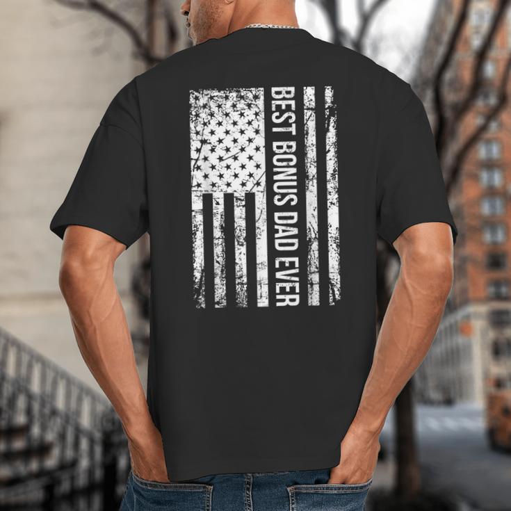 Step Dad Big And Tall Men's T-Shirt Back Print