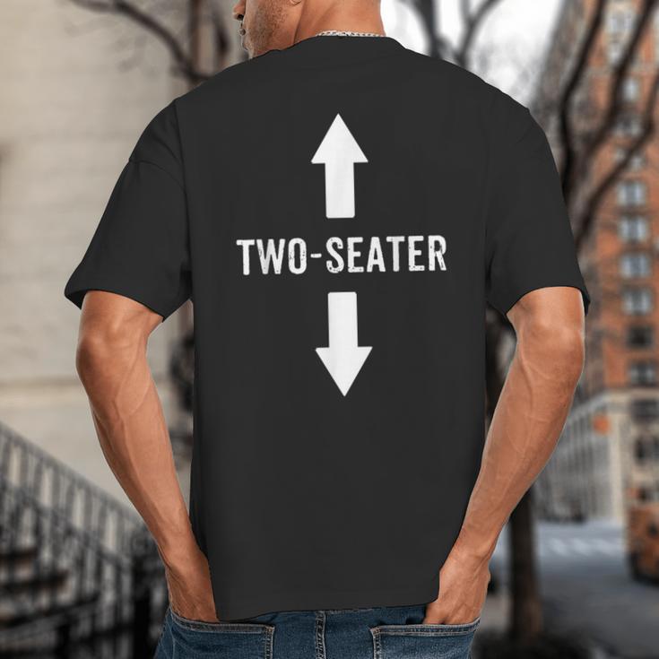 Two Seater Shirt For Men 2 Seater Dad Big And Tall Men's T-Shirt Back Print