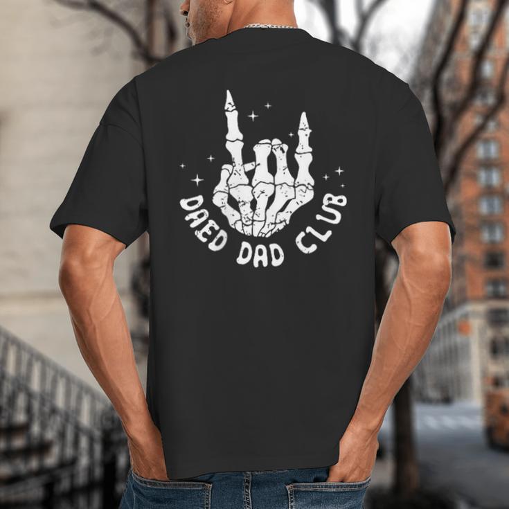 Vintage Dead Dad Club Matching 2 Sides Fathers Day Big And Tall Men's T-Shirt Back Print Vintage Dead Dad Club Matching 2 Sides Fathers Day Big And Tall Men's T-Shirt Back Print