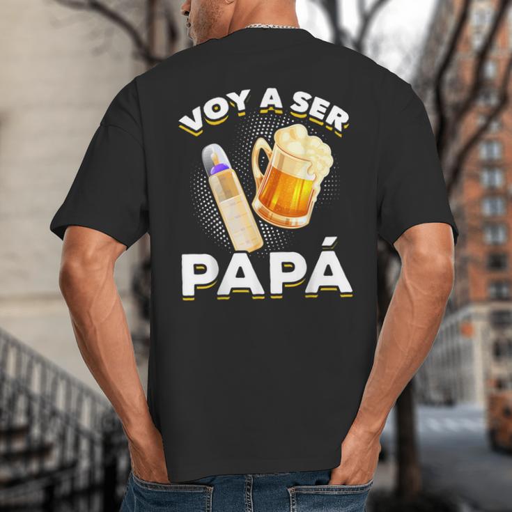 Voy Hacer Papa Ser Papa Voy A Ser Papa Dad To Be In Spanish Big And Tall Men's T-Shirt Back Print Voy Hacer Papa Ser Papa Voy A Ser Papa Dad To Be In Spanish Big And Tall Men's T-Shirt Back Print