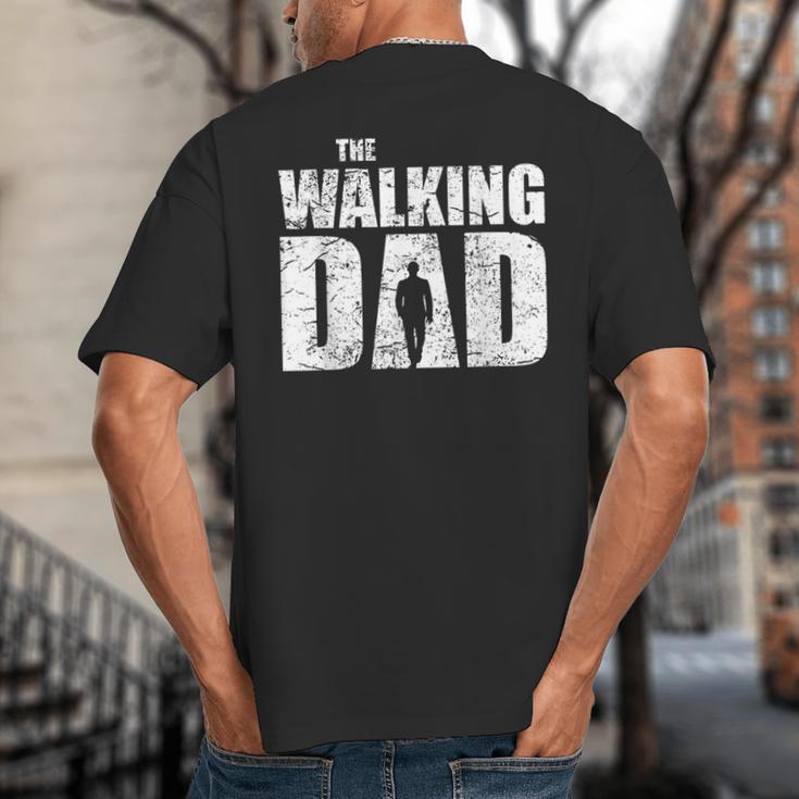 The Walking Dad Father Man Dead Retro Vintage Men Fun Big And Tall Men's T-Shirt Back Print