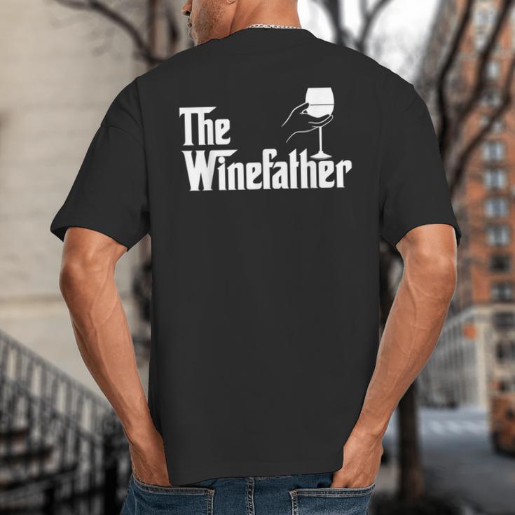 Winefather Wine Dad Dad Red Wine Wine Big And Tall Men's T-Shirt Back Print Winefather Wine Dad Dad Red Wine Wine Big And Tall Men's T-Shirt Back Print