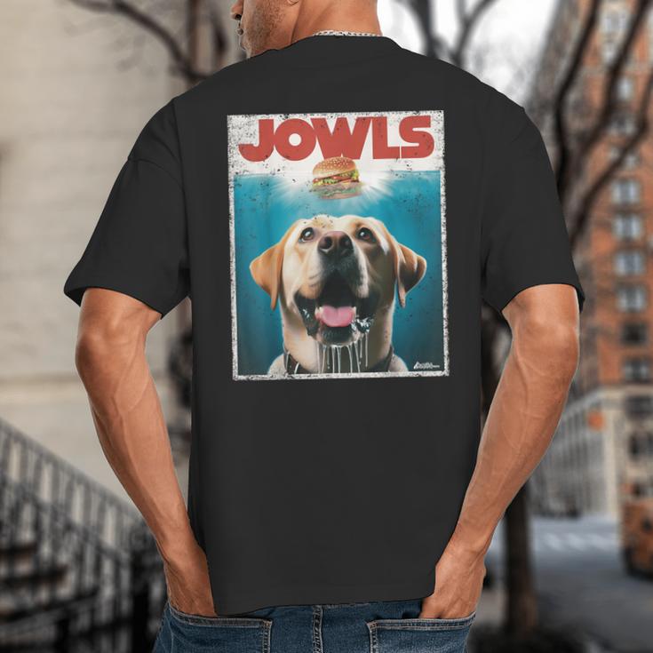 Yellow Lab Jowls Top Labrador Retriever Dog Mom Dad Big And Tall Men's T-Shirt Back Print Yellow Lab Jowls Top Labrador Retriever Dog Mom Dad Big And Tall Men's T-Shirt Back Print