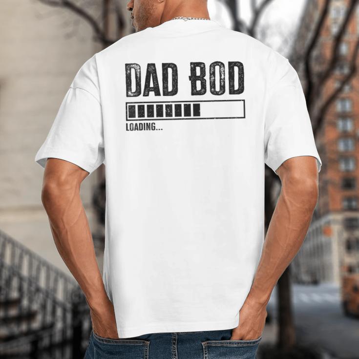 Dad BOD Loading 2024 Dad Fathers Day Baby Announcement Big And Tall Men's T-Shirt Back Print