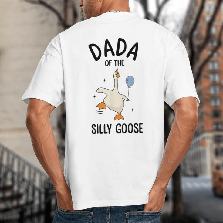 Dada Of The Silly Goose First Birthday Family Matching Big And Tall Men's T-Shirt Back Print