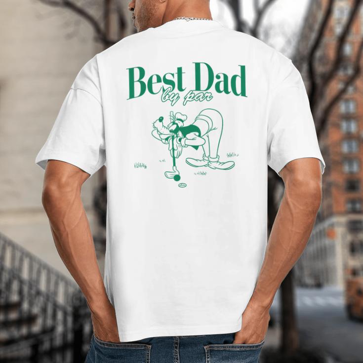 Disney Mickey & Friends Father's Day Best Dad Goofy Big Logo Big And Tall Men's T-Shirt Back Print