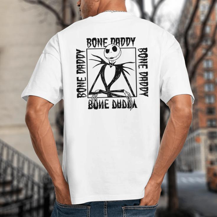 Disney The Nightmare Before Christmas Jack Bone Daddy Frame Big And Tall Men's T-Shirt Back Print Disney The Nightmare Before Christmas Jack Bone Daddy Frame Big And Tall Men's T-Shirt Back Print
