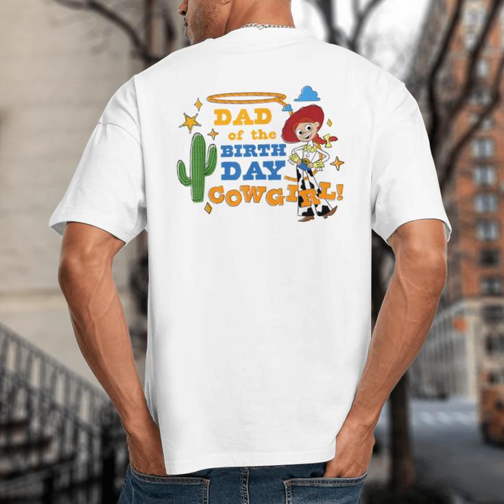 Disney And Pixar's Toy Story Dad Of The Birthday Cowgirl Big And Tall Men's T-Shirt Back Print