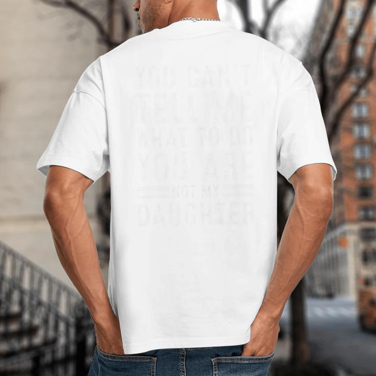 Father Daddy Men From Daughter Fathers Day Dad Premium Tri-Blend Big And Tall Men's T-Shirt Back Print