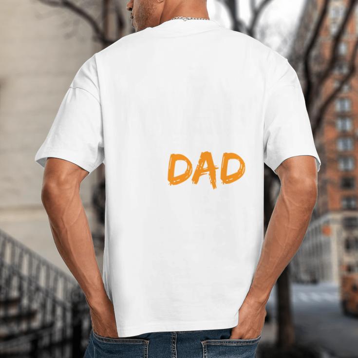 Gymnastics Dad For Gymnastic Father Parents Big And Tall Men's T-Shirt Back Print