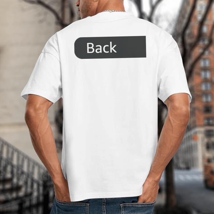 Just A Regular Dad Trying Not To Raise Liberals On Back Big And Tall Men's T-Shirt Back Print