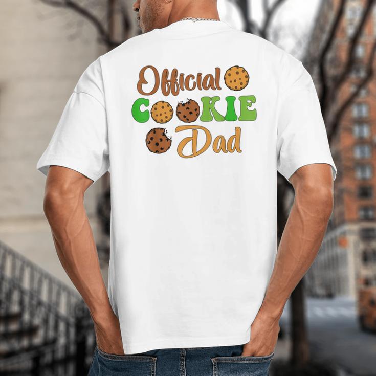 Official Cookie Dad Scout For Girls Cookie Dealer Big And Tall Men's T-Shirt Back Print