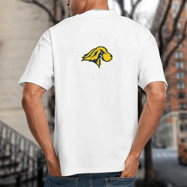 Pace University Setters Arched Dad Big And Tall Men's T-Shirt Back Print