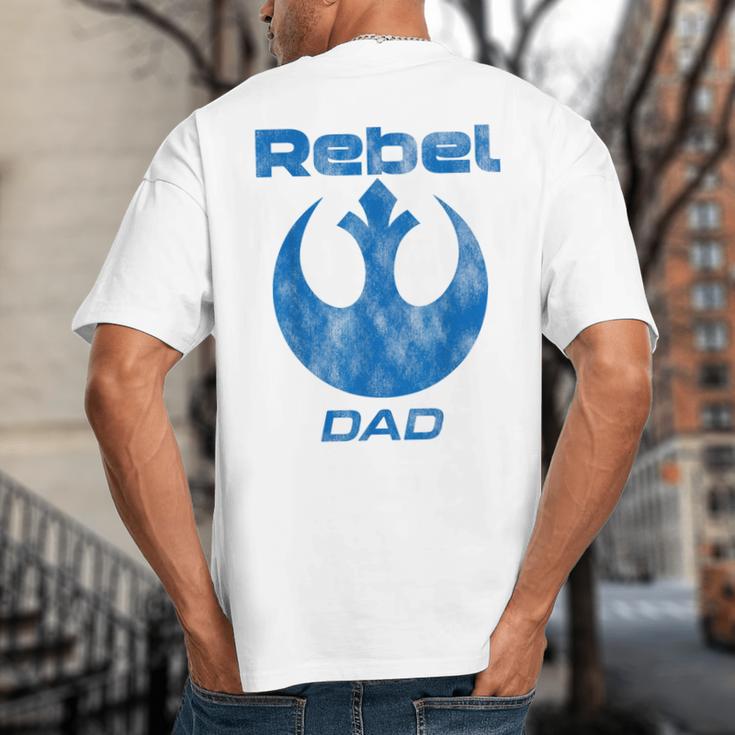 Star Wars Rebel Alliance Matching Family DAD T-Shirt Big And Tall Men's T-Shirt Back Print