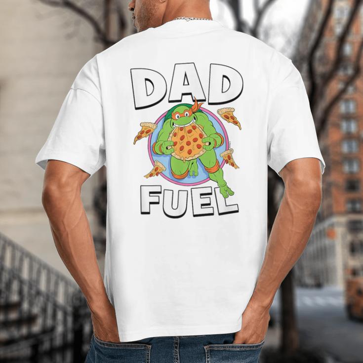 TMNT Michelangelo Dad Fuel Big And Tall Men's T-Shirt Back Print