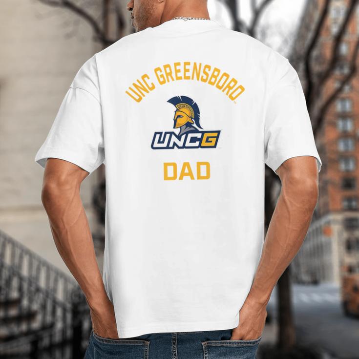 UNC Greensboro UNCG Spartans Arched Dad Big And Tall Men's T-Shirt Back Print