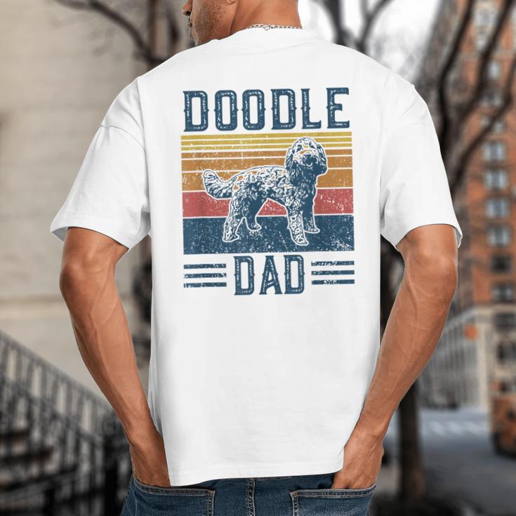 Vintage Doodle Dad Aussie Doodle & Goldendoodle Big And Tall Men's T-Shirt Back Print
