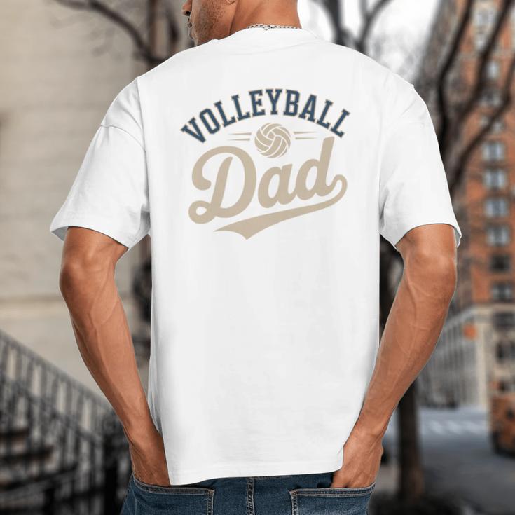 Volleyball Dad Big And Tall Men's T-Shirt Back Print Volleyball Dad Big And Tall Men's T-Shirt Back Print