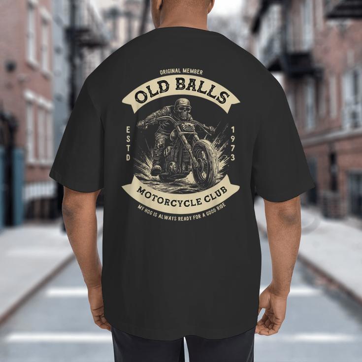 50th Birthday Vintage Motorcycle For Biker Dad Big And Tall Men's T-Shirt Back Print 50th Birthday Vintage Motorcycle For Biker Dad Big And Tall Men's T-Shirt Back Print