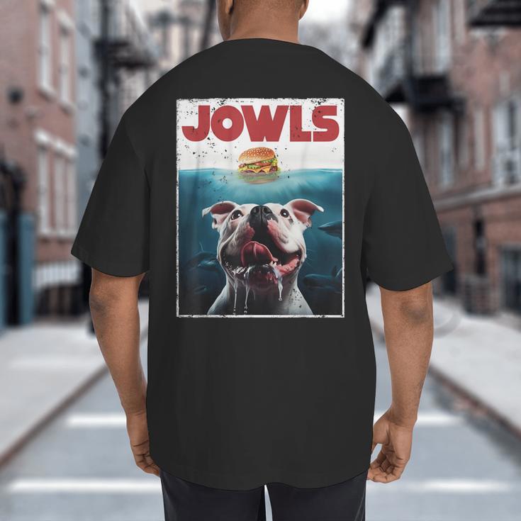 American Bulldog Jowls Burger Bully Dog Mom Dog Dad Big And Tall Men's T-Shirt Back Print American Bulldog Jowls Burger Bully Dog Mom Dog Dad Big And Tall Men's T-Shirt Back Print