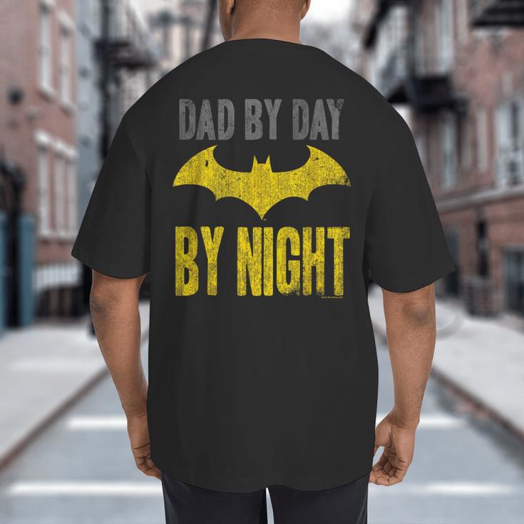 Batman Dad By Day Big And Tall Men's T-Shirt Back Print