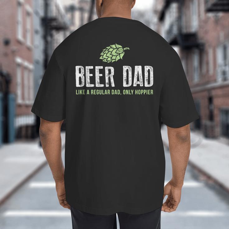 Beer Dad Shirt Cute Hops Drinking Big And Tall Men's T-Shirt Back Print Beer Dad Shirt Cute Hops Drinking Big And Tall Men's T-Shirt Back Print