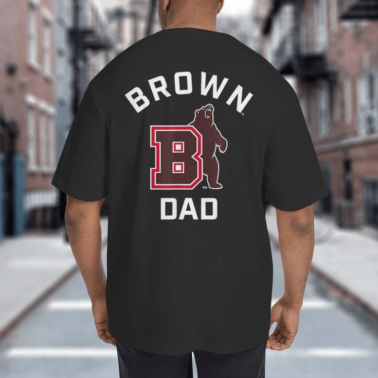 Brown University Bears Arched Dad Big And Tall Men's T-Shirt Back Print