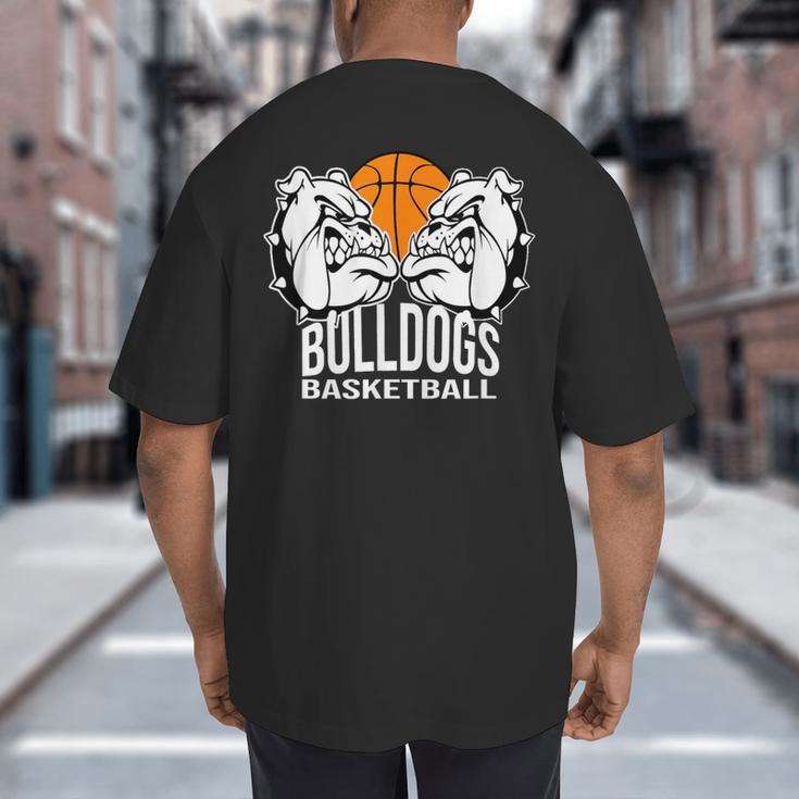 Bulldogs Basketball Shirt Basketball Mom Dad Players Tshirt Big And Tall Men's T-Shirt Back Print