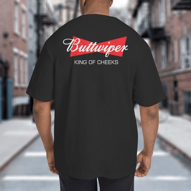 Buttwiper New Dad Beer Inspired Diaper Shower Big And Tall Men's T-Shirt Back Print