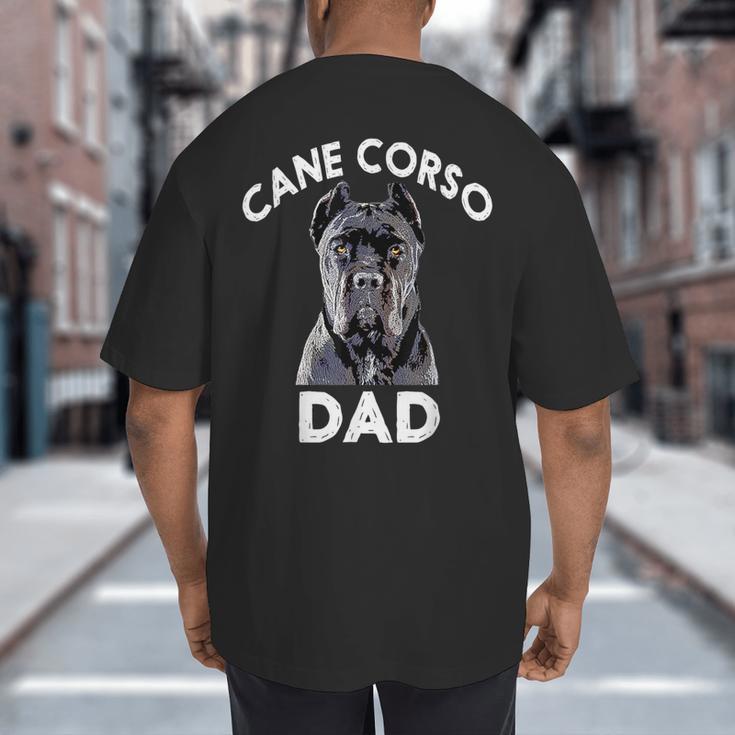 Cane Corso Dad Italian Mastiff T-Shirt Big And Tall Men's T-Shirt Back Print