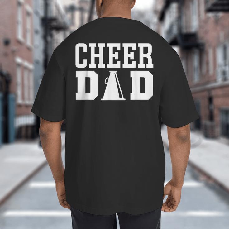Cheerleading Dad Apparel For Cheer Dad Big And Tall Men's T-Shirt Back Print