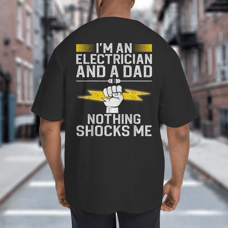 Cool Electrician For Men Dad Professional Electrician Big And Tall Men's T-Shirt Back Print Cool Electrician For Men Dad Professional Electrician Big And Tall Men's T-Shirt Back Print