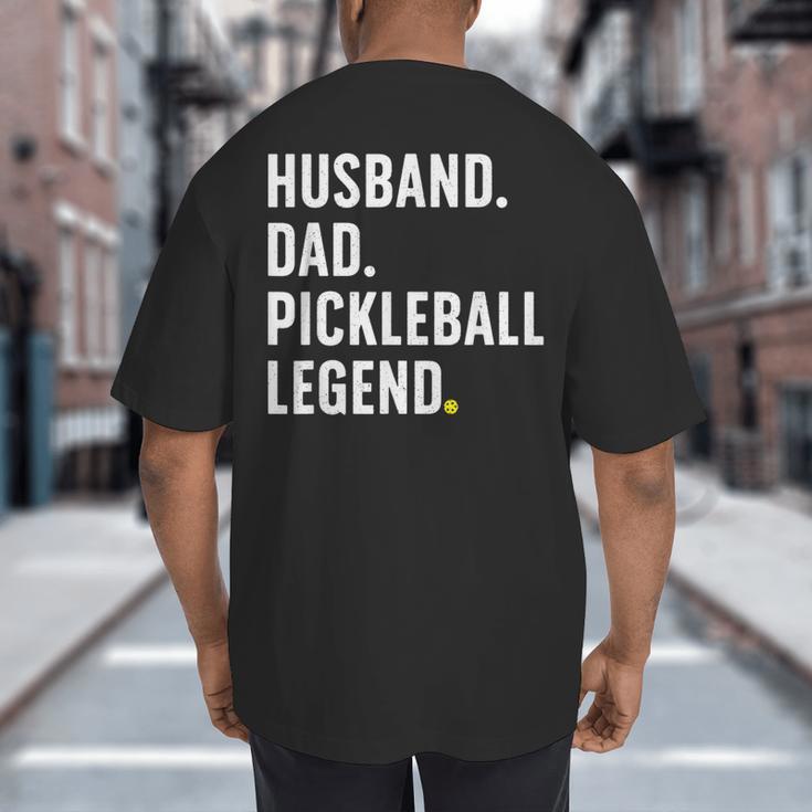 Cool Pickleball For Men Husband Dad Legend Pickleball Player Big And Tall Men's T-Shirt Back Print Cool Pickleball For Men Husband Dad Legend Pickleball Player Big And Tall Men's T-Shirt Back Print