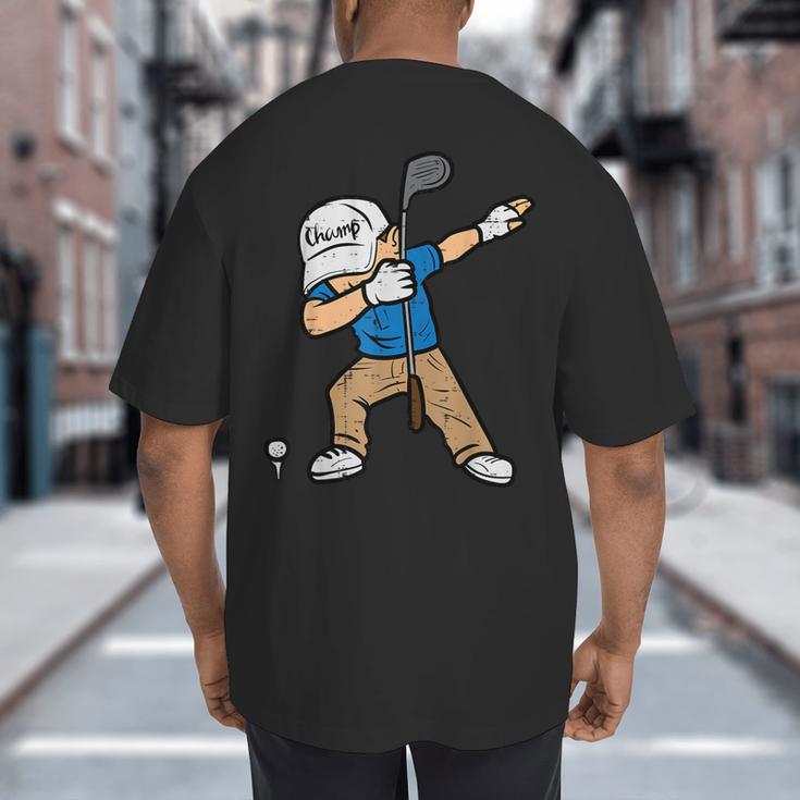 Dabbing Golfer Golfing Golfer Dad Men Boys Kids Youth Big And Tall Men's T-Shirt Back Print Dabbing Golfer Golfing Golfer Dad Men Boys Kids Youth Big And Tall Men's T-Shirt Back Print