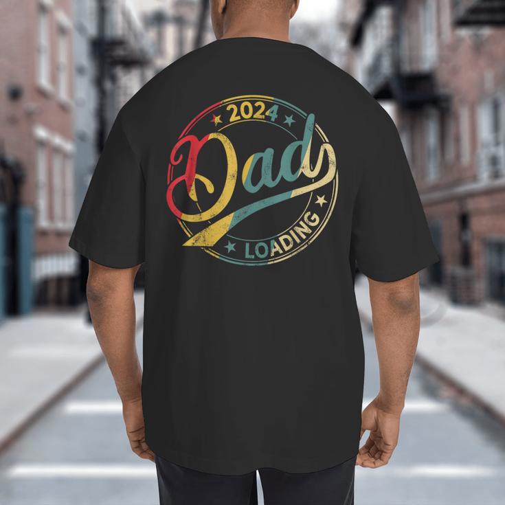 Dad 2024 Loading Big And Tall Men's T-Shirt Back Print